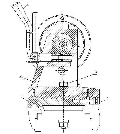 Задня бабка токарного верстата CU-630 CU-630 Верстат токарно-гвинторізний. Креслення задньої бабки